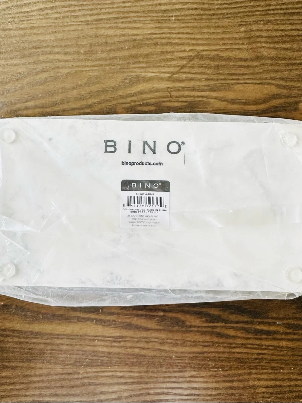 BINO Marble Multi-Purpose 2 Compartment Organizer - Elegant Makeup Brush & Tooth